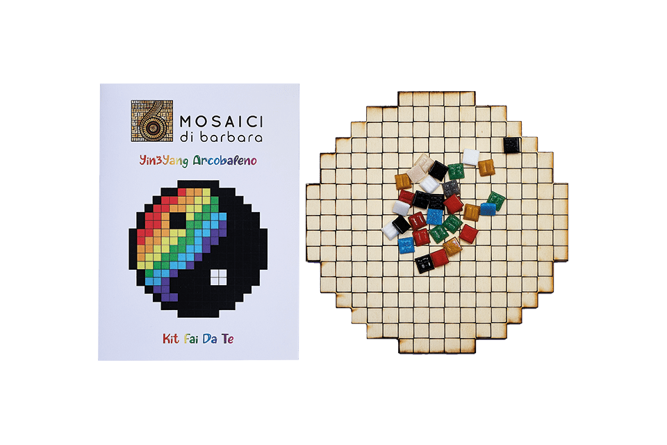 CreaPix: Kit Mosaico fai da te Yin e Yang - Mosaici di Barbara