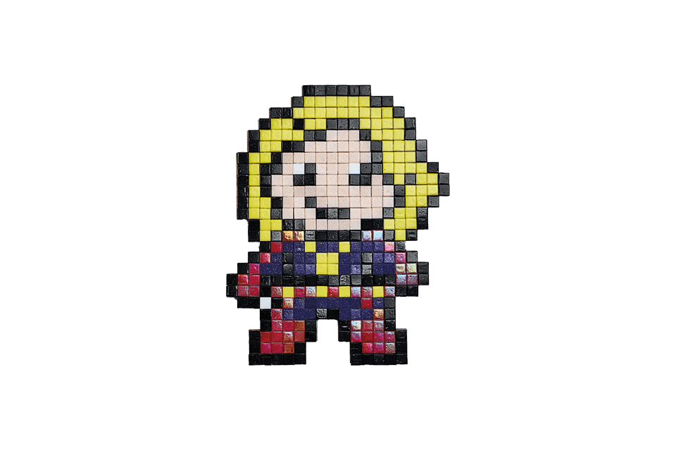 Kit mosaico fai da te con la Pixel Art: BIONDAPIX - Mosaici di Barbara