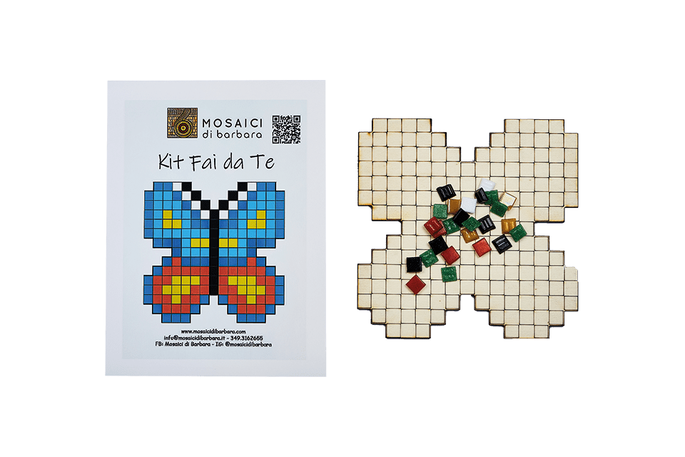CreaPix: Kit Mosaico fai da te Farfalla - Mosaici di Barbara