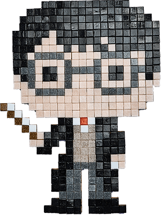 Creapix – Kit mosaico fai da te con la Pixel Art: Maghetto - Mosaici di Barbara