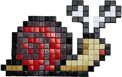 CreaPix: Kit mosaico fai da te animali con la Pixel Art a Lumaca - Mosaici di Barbara