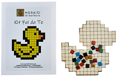 CreaPix: Kit mosaico fai da te animali con la Pixel Art a Paperella - Mosaici di Barbara