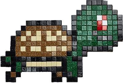 CreaPix: Kit Mosaico fai da te animali Tartaruga - Mosaici di Barbara