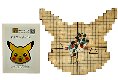 CreaPix: Kit mosaico fai da te con la Pixel Art PIKAPIX - Mosaici di Barbara