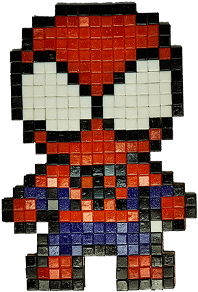 CreaPix: Kit mosaico fai da te con la Pixel Art SPIDERPIX - Mosaici di Barbara