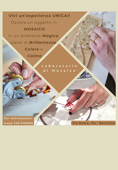 Corso BASE di MOSAICO per Adulti - Mosaici di Barbara
