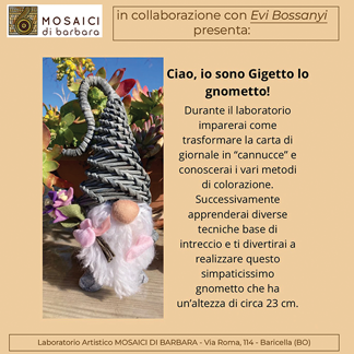 Corso di Cesteria – Intreccio con cannucce di carta riciclata - Mosaici di Barbara