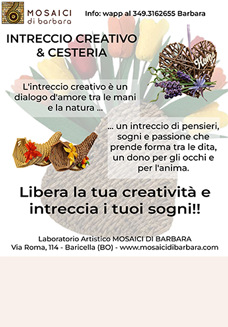 Corso di CESTERIA creativa per Adulti e Bambini- Mosaici di Barbara