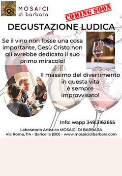 Vino, Risate e Nuove Amicizie | Una Serata Indimenticabile- Mosaici di Barbara