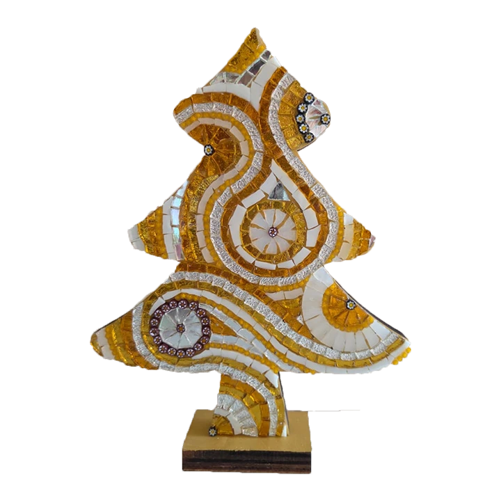 Realizza il tuo ALBERO DI NATALE in mosaico - Mosaici di Barbara
