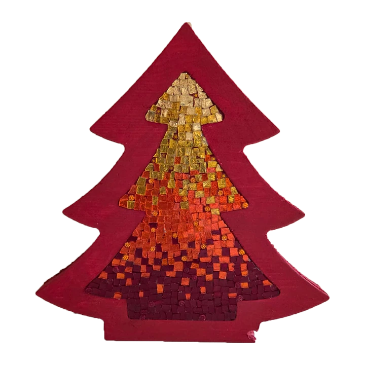 Realizza il tuo ALBERO DI NATALE in mosaico - Mosaici di Barbara