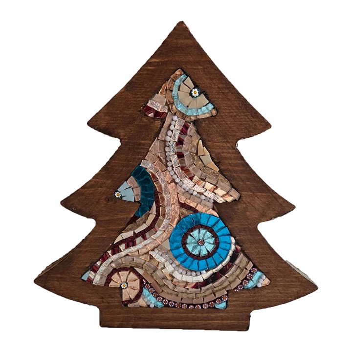 Realizza il tuo ALBERO DI NATALE in mosaico - Mosaici di Barbara