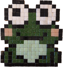 CreaPix: Kit Mosaico fai da te Rana - Mosaici di Barbara
