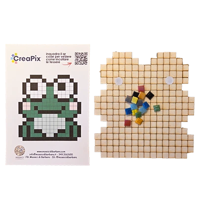 CreaPix: Kit Mosaico fai da te Rana - Mosaici di Barbara